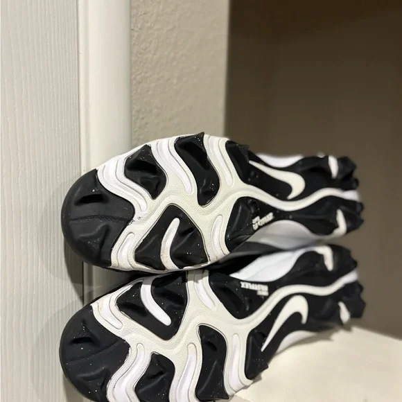 Nike Vapor Edge Shark 2 Men's Football Cleats DH5088-001 Black/White Size 13 - Picture 9 of 10